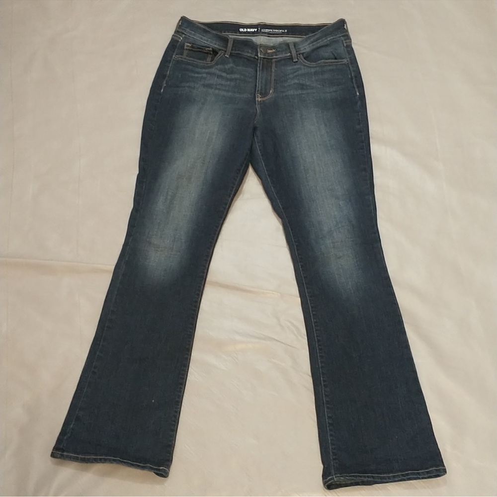 Old Navy curvy mid rise boot cut jeans